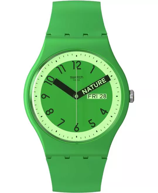 Swatch Proudly Green Watch 41mm