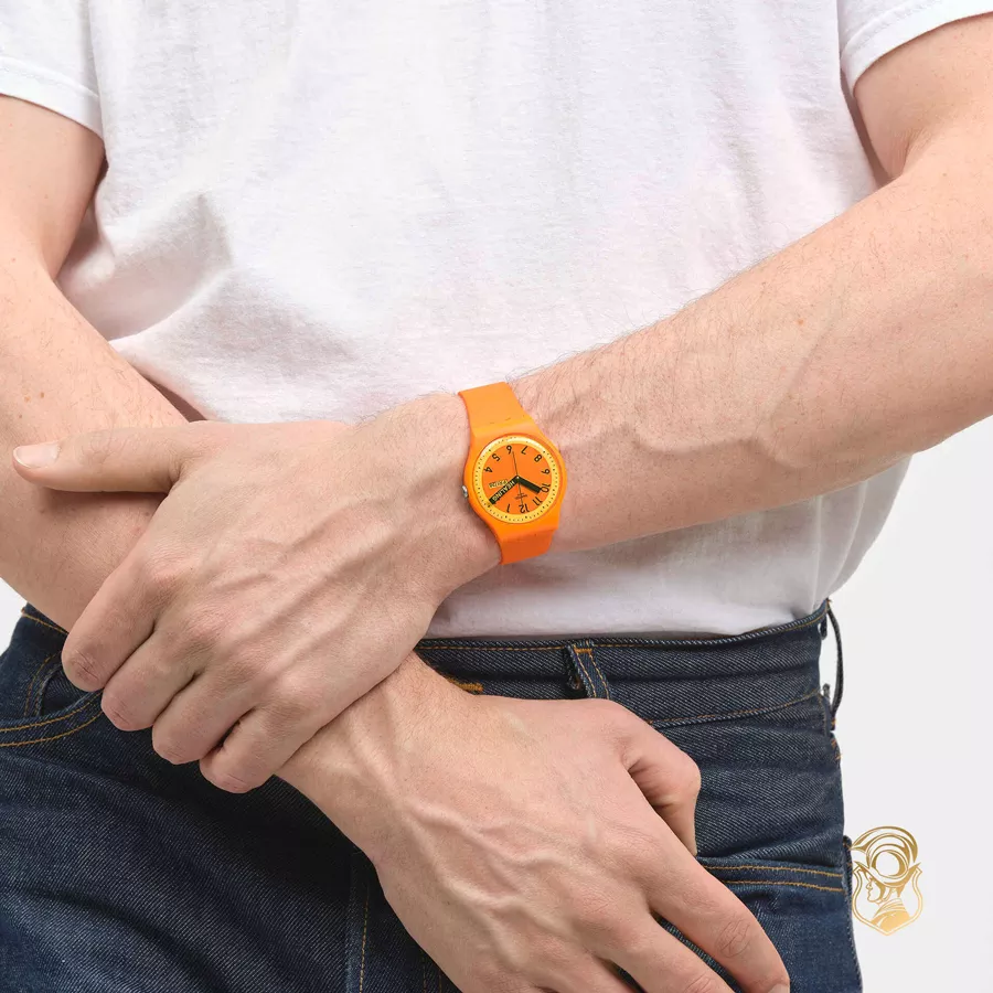 Swatch Proudly Orange Watch 41mm