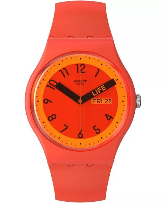 Swatch Proudly Red Watch 41mm