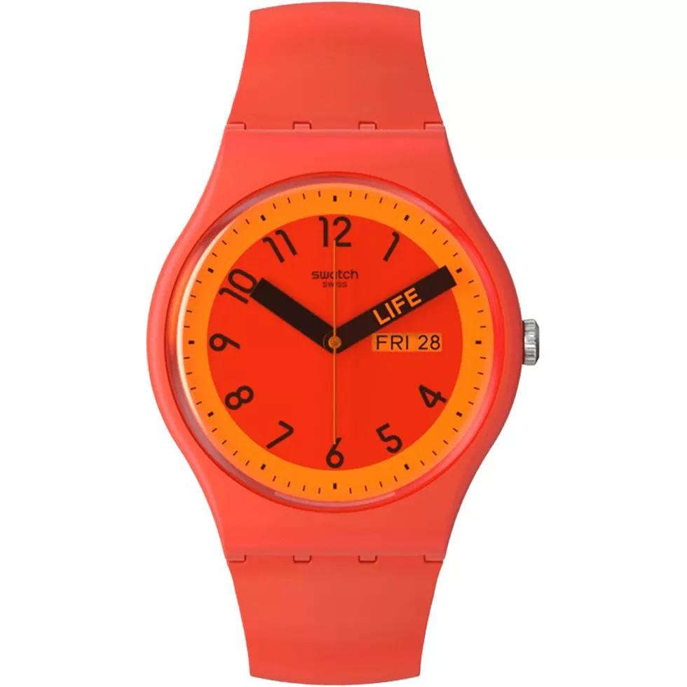 Swatch Proudly Red Watch 41mm