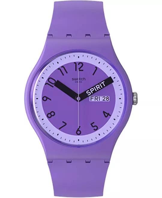 Swatch Proudly Violet Watch 41mm