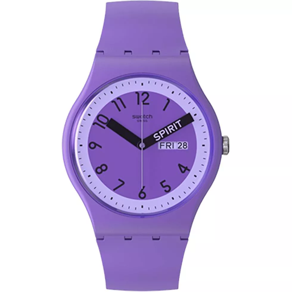 Swatch Proudly Violet Watch 41mm