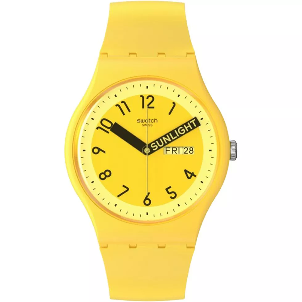 Swatch Proudly Yellow Watch 41mm