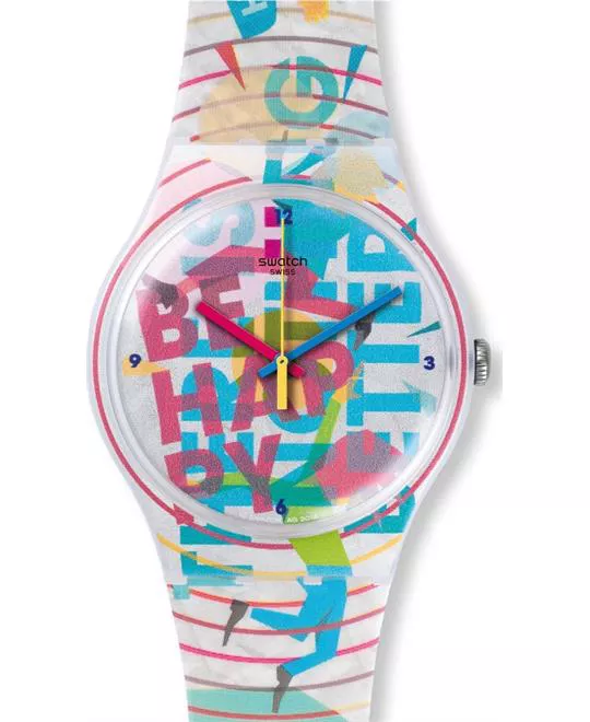 Swatch Quartz Multi Color Casual Watch 41mm