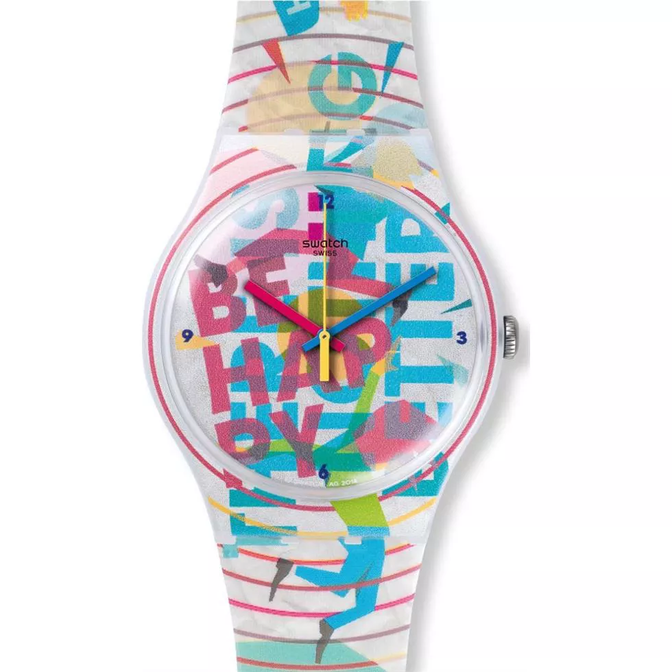Swatch Quartz Multi Color Casual Watch 41mm