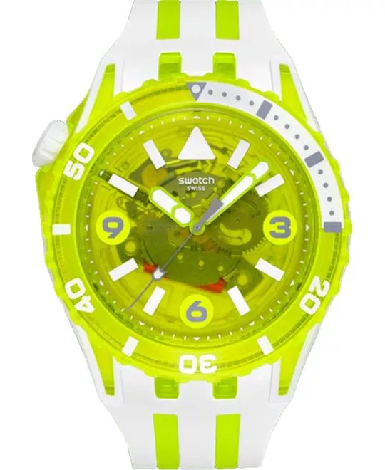 Swatch Scubaqua Egg Yolk Watch 44mm