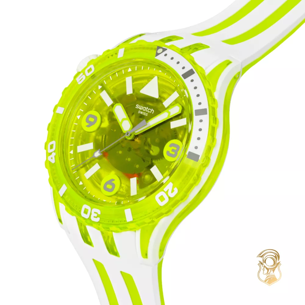 Swatch Scubaqua Egg Yolk Watch 44mm