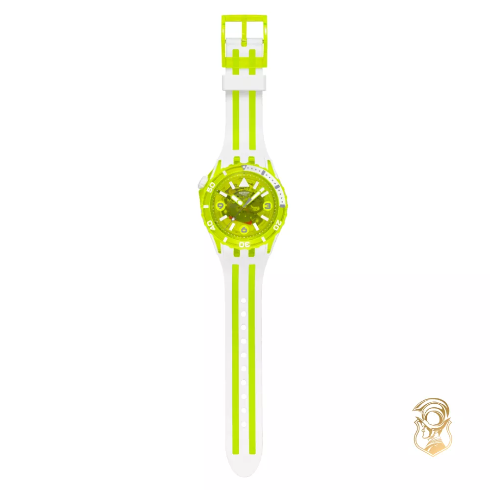 Swatch Scubaqua Egg Yolk Watch 44mm