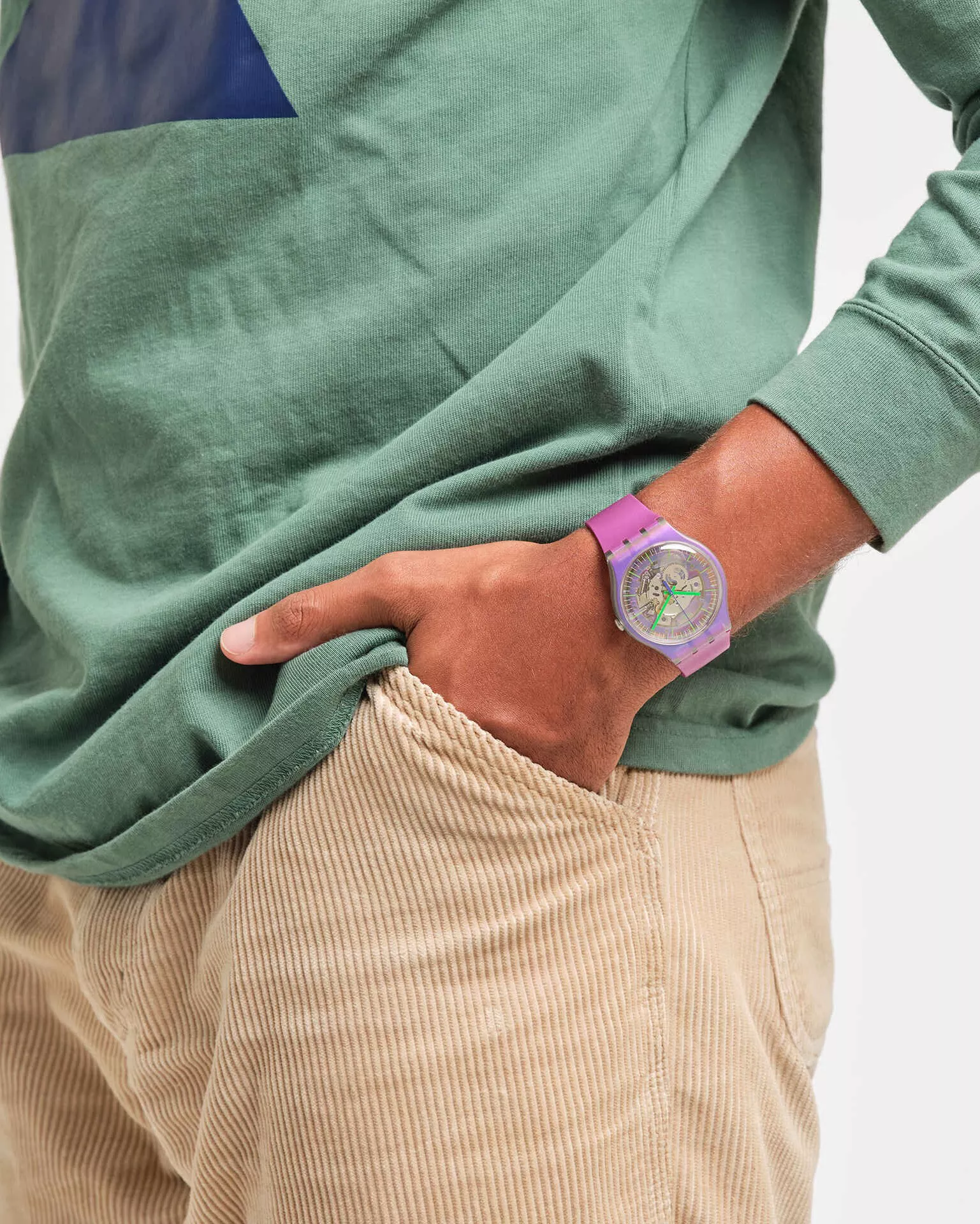 Swatch Shimmer Purple Watch 41MM