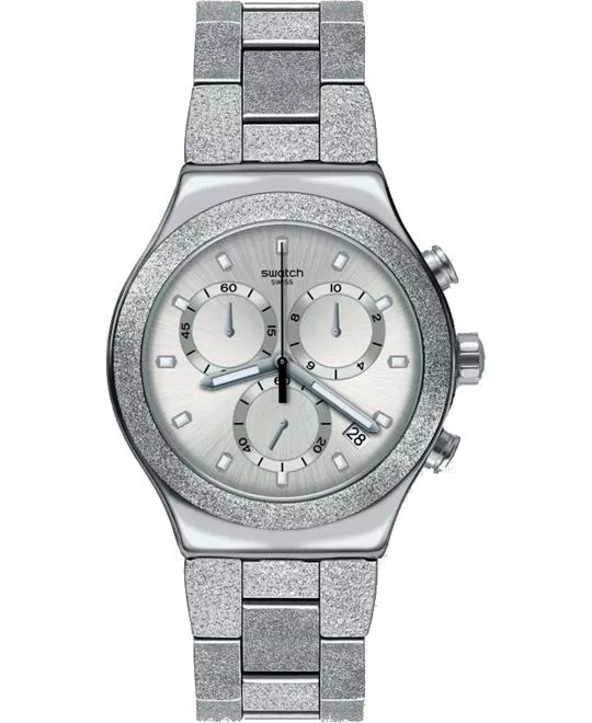 Swatch Silver Explosion Watch 43MM