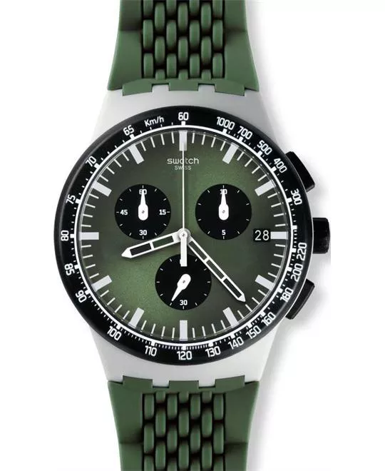 SWATCH Sperulino Chronograph Green Watch 42mm