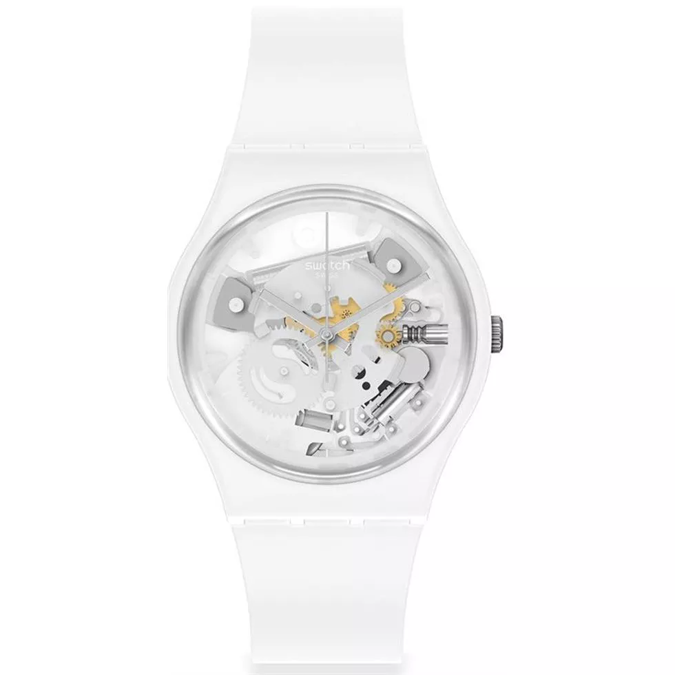Swatch Spot Time White Watch 34mm