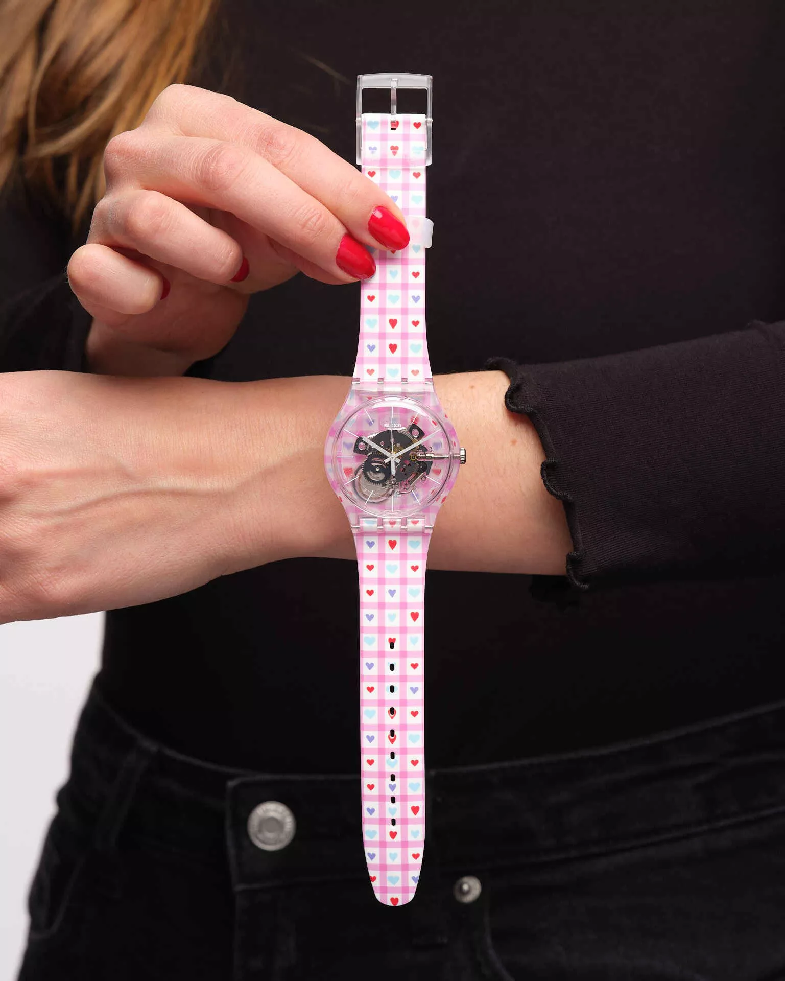 Swatch Squared Love Watch 41MM