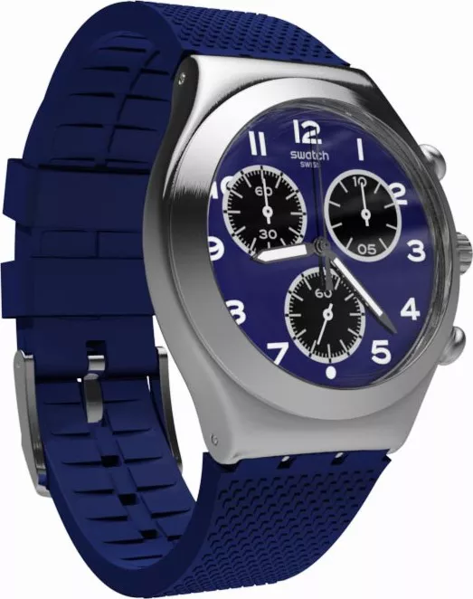Swatch Sweet Sailor Blue Dial Blue Silicone Watch 40mm