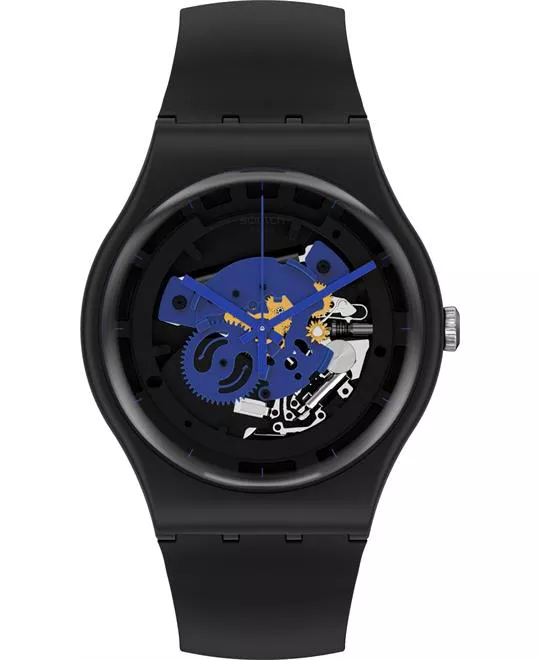 Swatch Time To Blue Big Watch 41MM