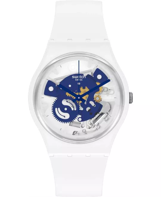 Swatch Time To Blue Small Quartz 34MM