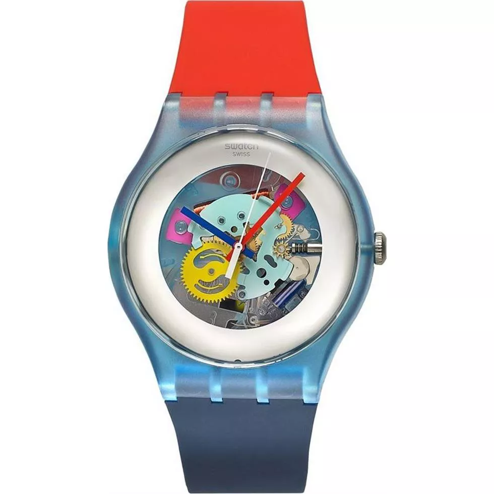Swatch Unisex Originals Multicolor Watch 42.7mm