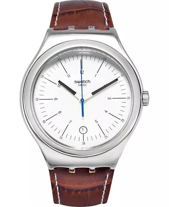 Swatch Unisex Swiss Appia Brown Watch 41mm 