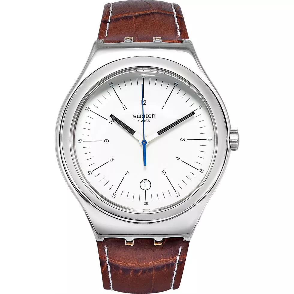 Swatch Unisex Swiss Appia Brown Watch 41mm 