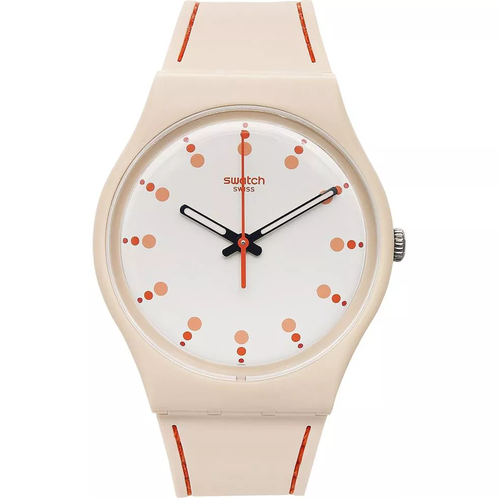 Swatch Unisex Swiss Silicone Watch 34mm 