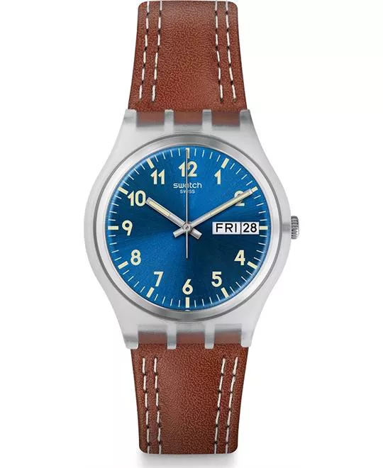 Swatch Vent Brulant Blue Watch 41mm