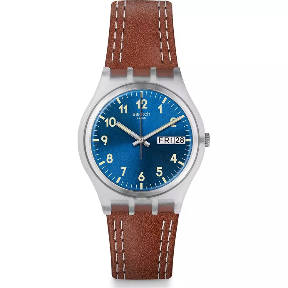 Swatch Vent Brulant Blue Watch 41mm