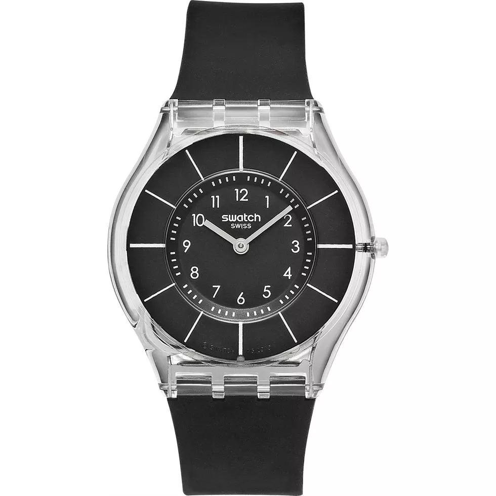 Swatch Unisex Swiss Classiness Silicone Watch 34mm 