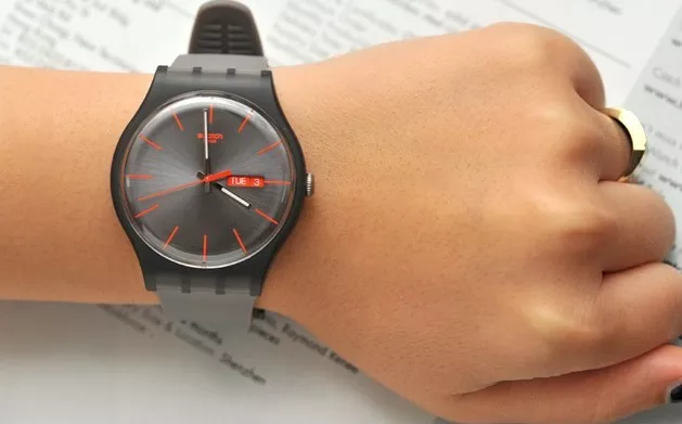 Swatch Watch, Unisex Swiss Silicone, 41mm