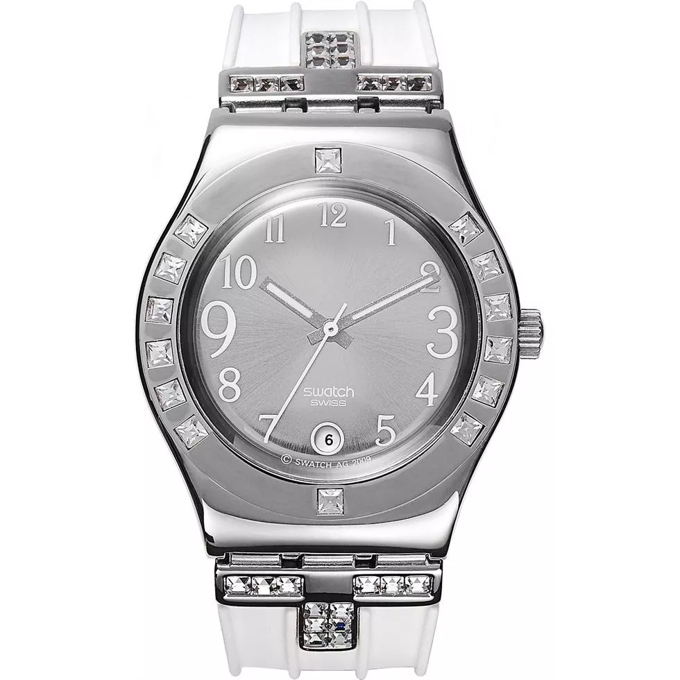 Swatch Watch, Women's Swiss Fancy Me White,33mm 