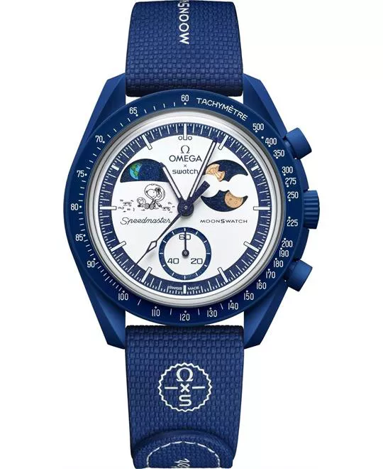 Swatch x Omega Mission To Earthphase – Moonshine Gold Watch 42mm