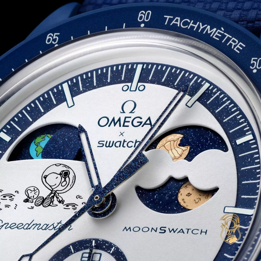 Swatch x Omega Mission To Earthphase – Moonshine Gold Watch 42mm