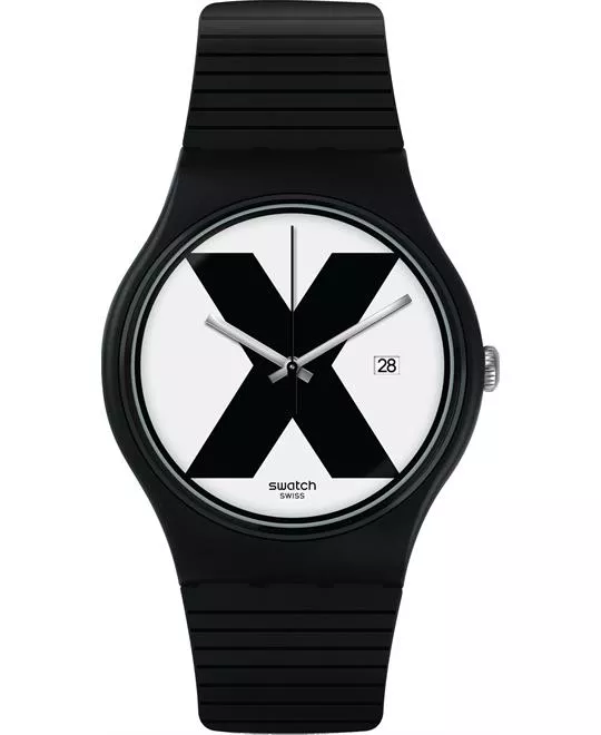Swatch Xx-Rated Black Watch 41MM