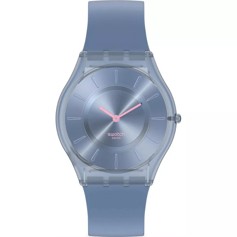 Swatchmonthly Drops Denim Blue Watch 34MM