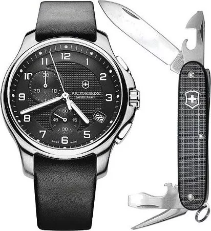 Victorinox Swiss Army Officers Chronograph Watch 45
