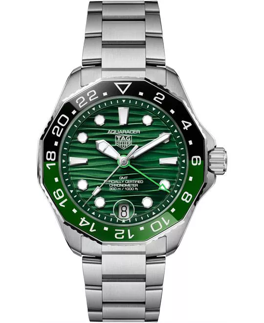 TAG Heuer Aquaracer Green GMT Watch  42mm