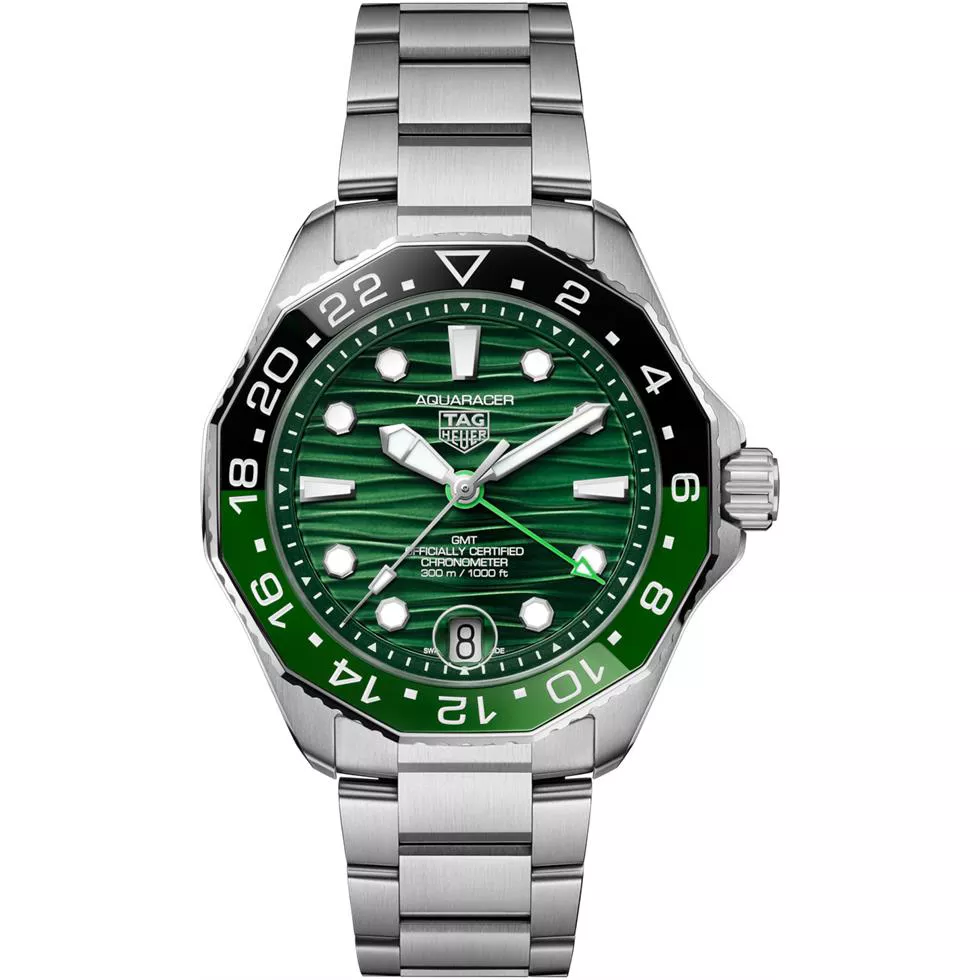 TAG Heuer Aquaracer Green GMT Watch  42mm