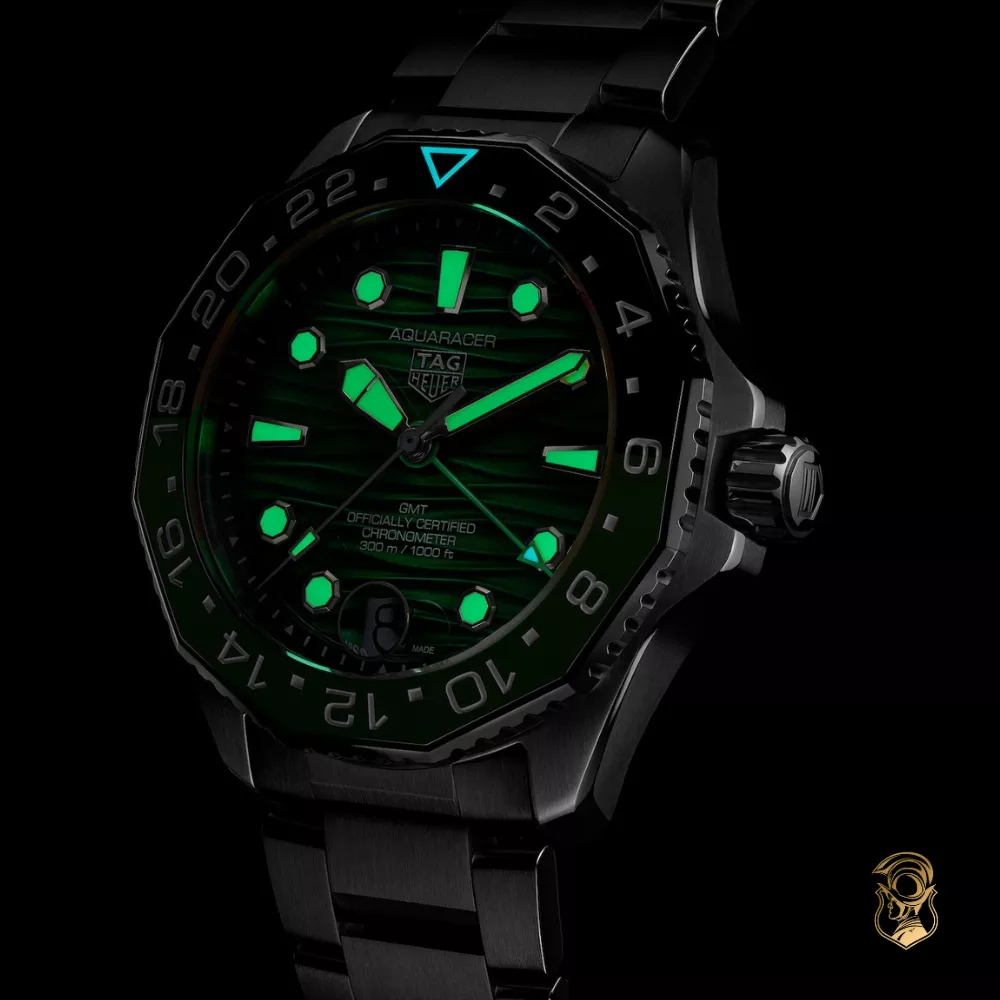 TAG Heuer Aquaracer Green GMT Watch  42mm