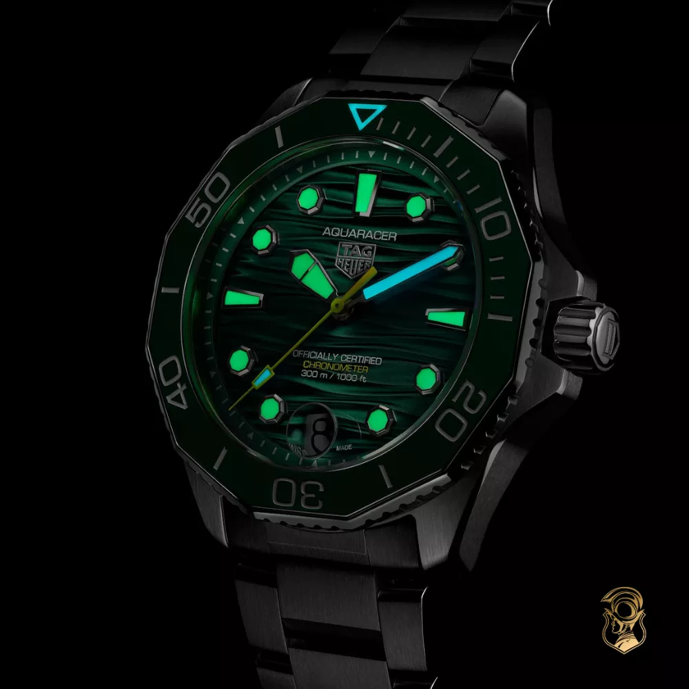 TAG Heuer Aquaracer Green-Tone Professional 300 Watch 42mm