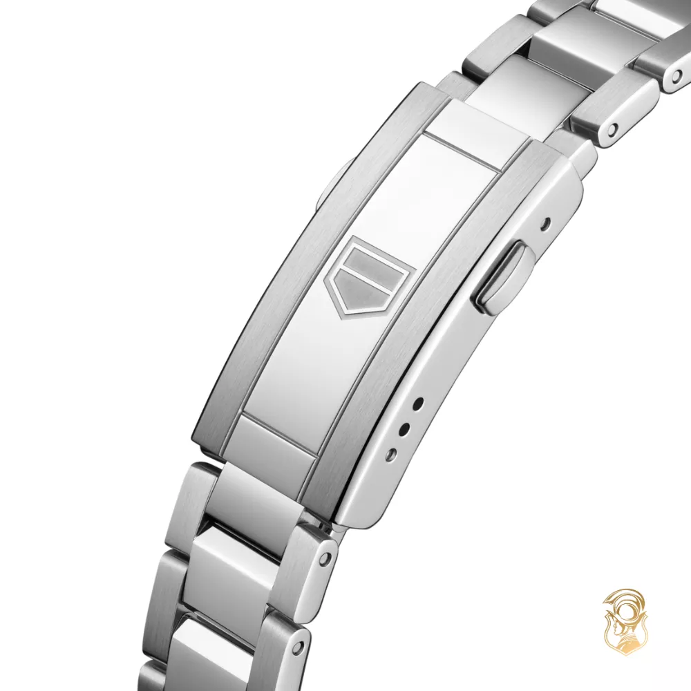 TAG Heuer Aquaracer Silver Diamonds Watch 34 mm