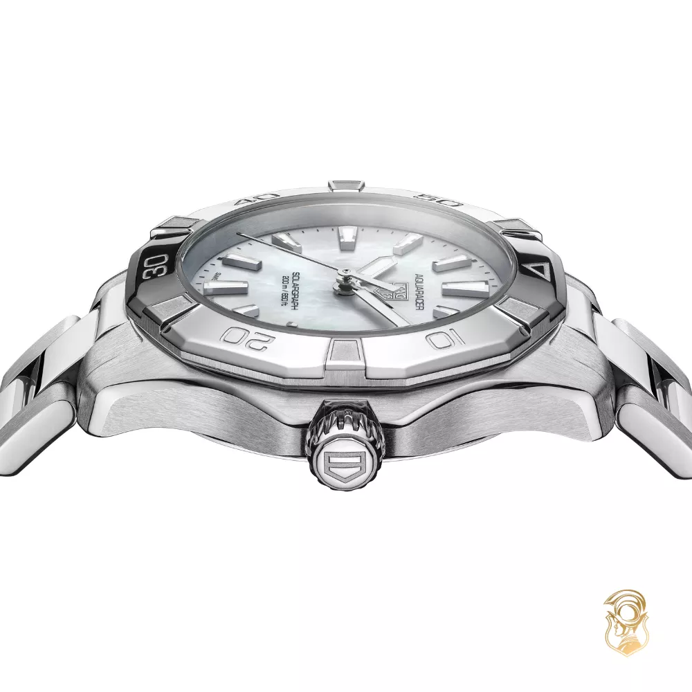 TAG Heuer Aquaracer Silver Solar Watch 34mm