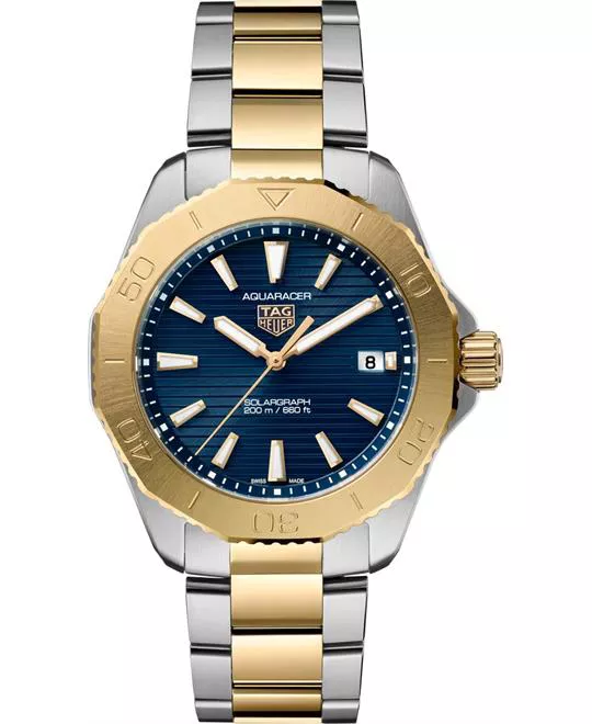 Tag Heuer Aquaracer WBP1120.BB0002 Professional 200 Solargraph Solar Watch 40mm
