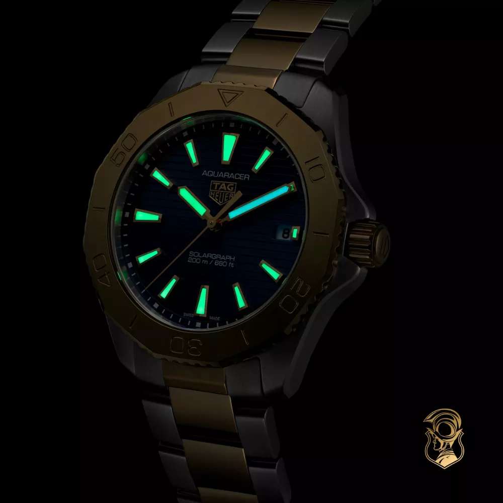 Tag Heuer Aquaracer WBP1120.BB0002 Professional 200 Solargraph Solar Watch 40mm