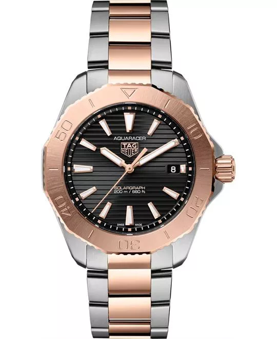 Tag Heuer Aquaracer WBP1121.BB0003 Professional 200 Solargraph Solar Watch 40mm