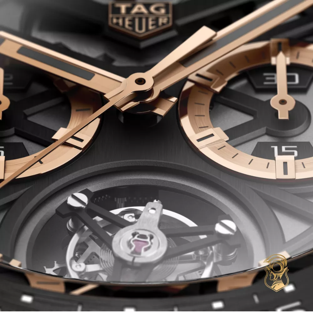 Tag Heuer Carrera CAR5A5U.FC6377 Chronograph Tourbillon Automatic Watch 45mm