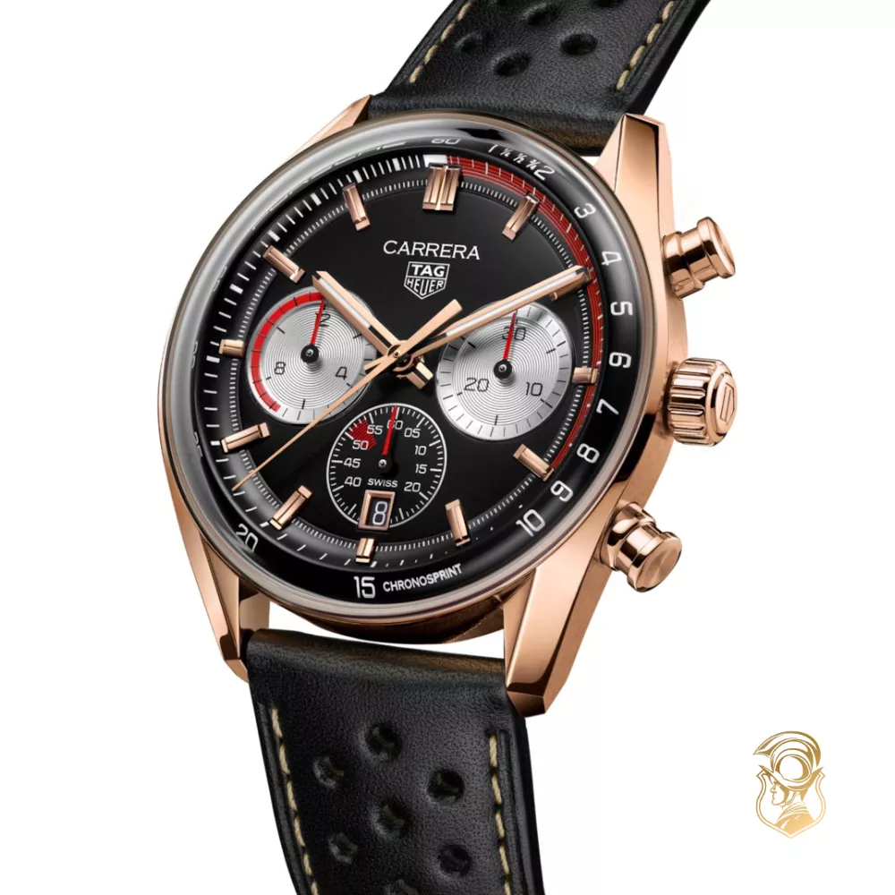 Tag Heuer Carrera CBS2043.EB0420 Chronosprint x Porsche 911 Limited 1964 Watch 42mm