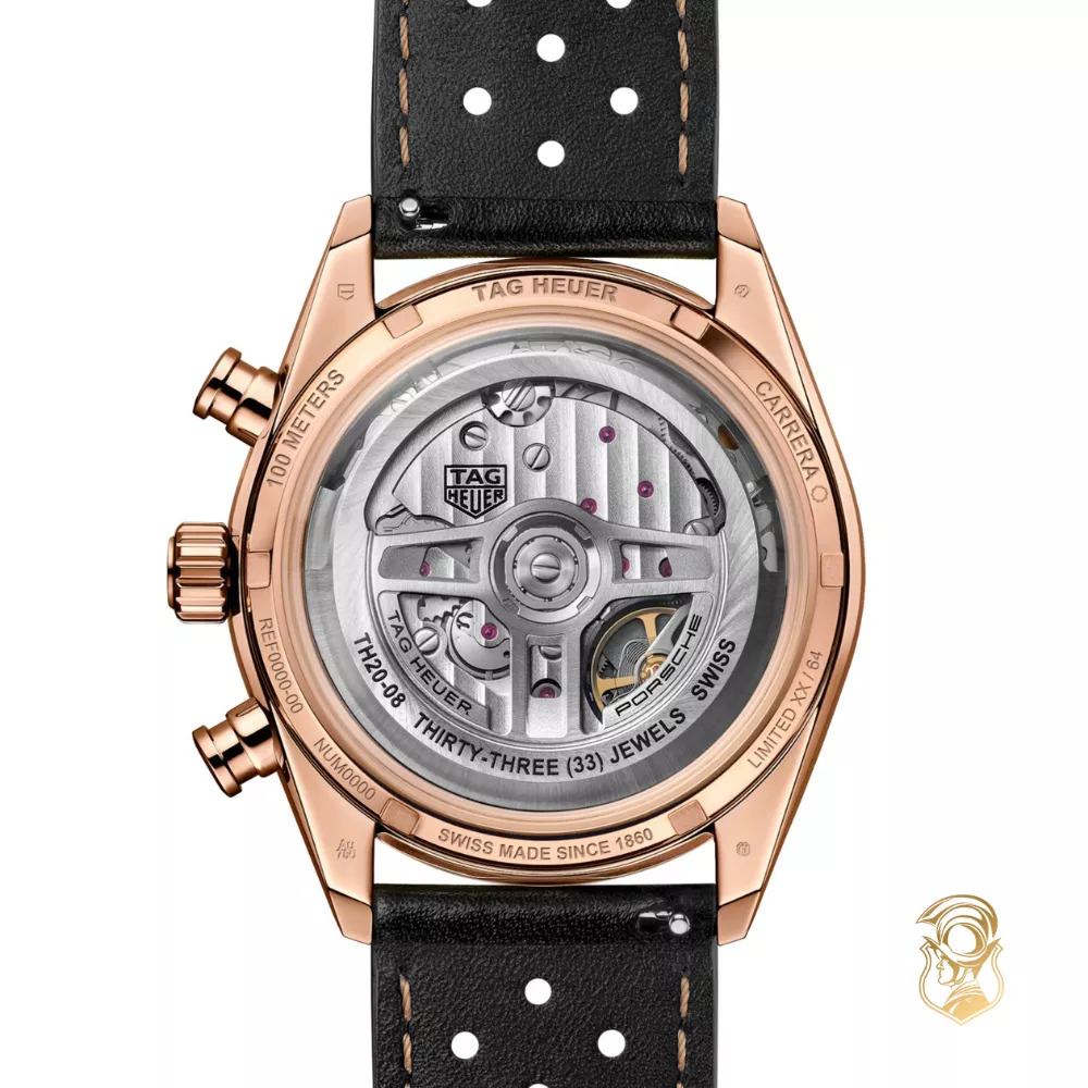 Tag Heuer Carrera CBS2043.EB0420 Chronosprint x Porsche 911 Limited 1964 Watch 42mm