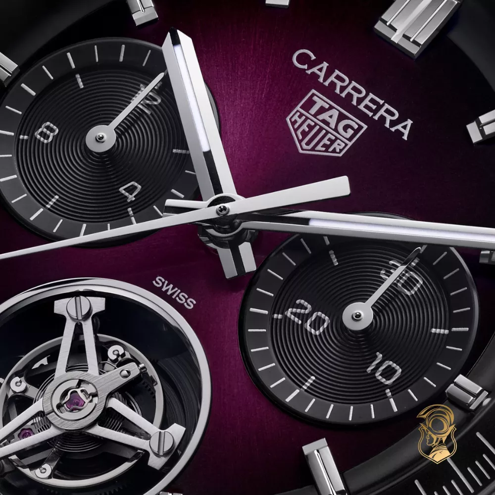 Tag Heuer Carrera CBS5017.FC6605 Tourbillon Automatic Watch 42mm