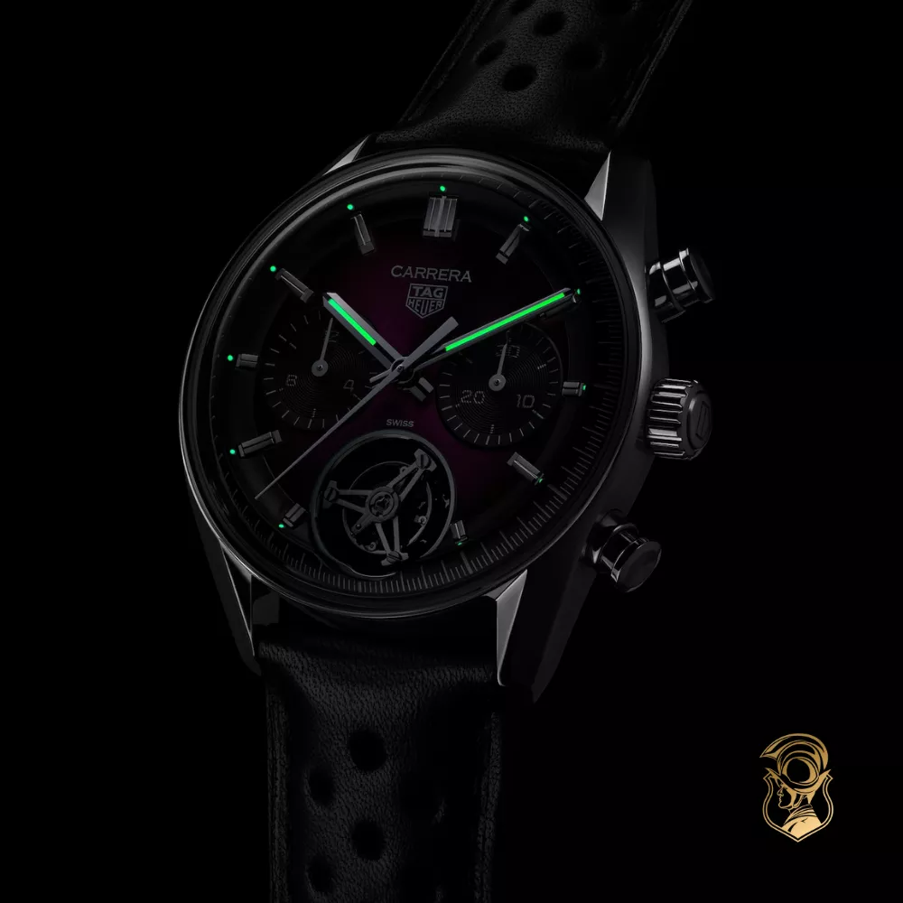 Tag Heuer Carrera CBS5017.FC6605 Tourbillon Automatic Watch 42mm