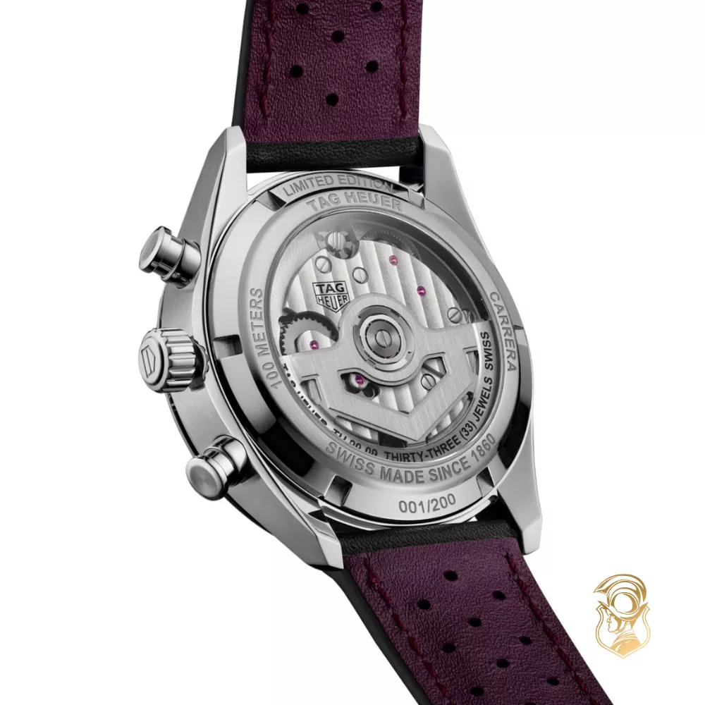 Tag Heuer Carrera CBS5017.FC6605 Tourbillon Automatic Watch 42mm