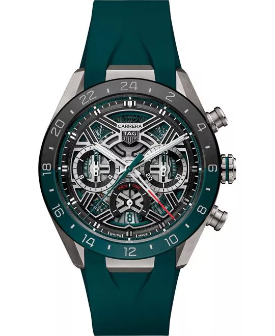 Tag Heuer Carrera CBU2084.FT6297 Extreme Sport Twin-Time Watch 44mm